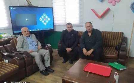 بتوجيهات من محافظ طولكرم اللواء د. عبد الله كميل : تقديم درس ديني عن التسامح و العفو في مدرسة المناهل الخاصة بطولكرم