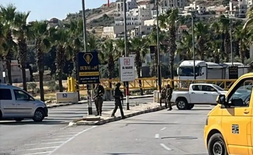 لليوم الثاني: الاحتلال يواصل إغلاق مدخل ترمسعيا شمال رام الله