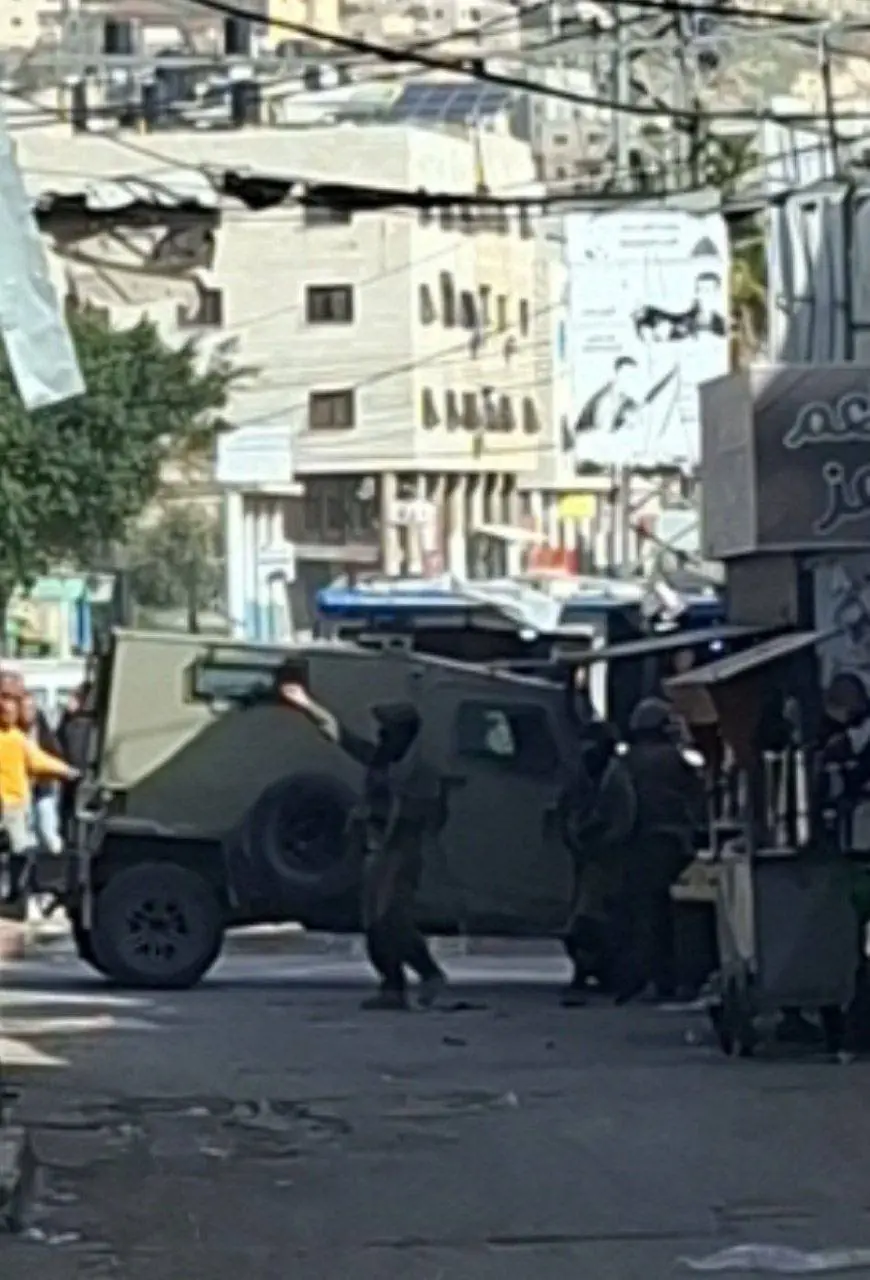 الاحتلال يقتحم محيط مخيم بلاطة شرق نابلس