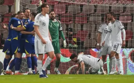 للمرة الثالثة توالياً.. إيطاليا خارج كأس العالم بالخسارة أمام البوسنة