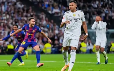 "المصائب" تتوالى في ريال مدريد.. مبابي مهدد بالغياب أمام برشلونة