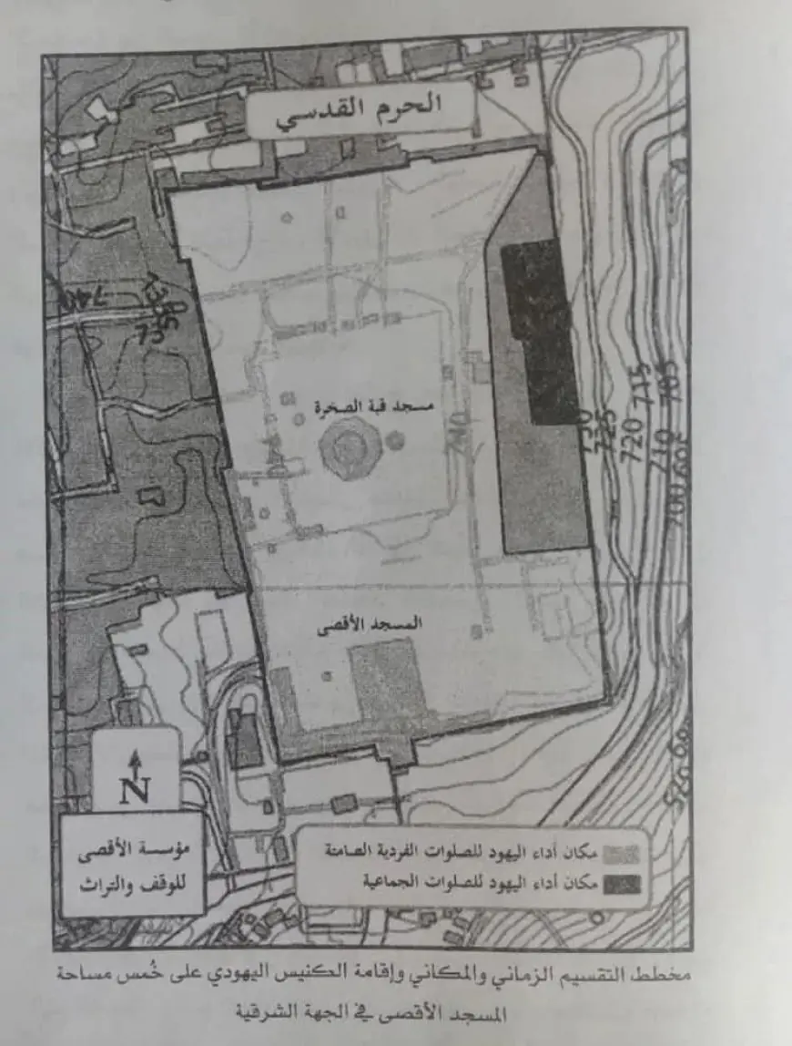 مخطّط التقسيم الزماني والمكاني للمسجد الأقصى: مشروع تغيير الوضع القائم وتداعياته السياسية والقانونية