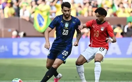 البرازيل تختتم تحضيراتها المونديالية بالفوز على مصر