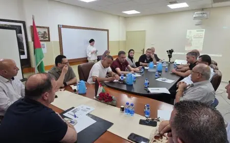 كميل يطلع على مبادرة "رد الجميل لطولكرم" بالشراكة مع فضائية معا ومجموعة من الإعلاميين