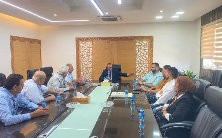 بلدية طولكرم تستقبل وفداً من نقابة المهندسين