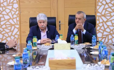 بلدية طولكرم تستقبل د. احمد المجدلاني - عضو اللجنة التنفيذية لمنظمة التحرير الفلسطينية- أمين عام جبهة النضال الشعبي.