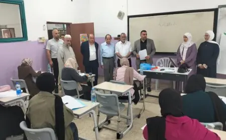 أوقاف طولكرم تعقد  امتحان التجويد الكتابي ل355 طالبا وطالبة