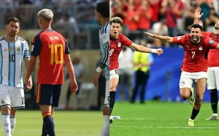 أولمو نجم إسبانيا وبرشلونة: أعجبني ما فعلته مصر في كأس العالم
