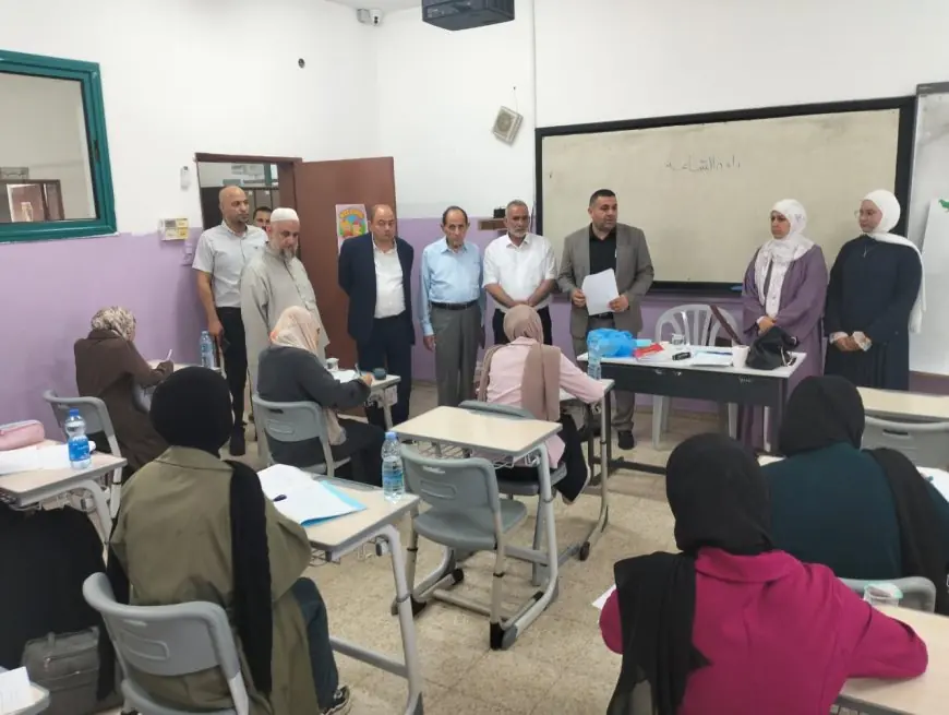 أوقاف طولكرم تعقد  امتحان التجويد الكتابي ل355 طالبا وطالبة