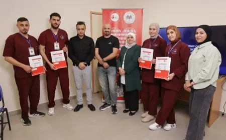 مركز القلب بالجامعة العربية الأمريكية يختتم برنامجاً تدريبياً  لتطوير كوادر جمعية بيت الأجداد لرعاية المسنين