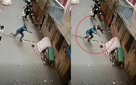 شاب ينقذ طفلاً سقط من الشرفة في مصر.. وفيديو يوثق اللحظات الحاسمة