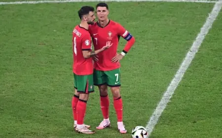 برونو فرنانديز يكشف ما قاله لرونالدو بعد مغادرة معسكر البرتغال