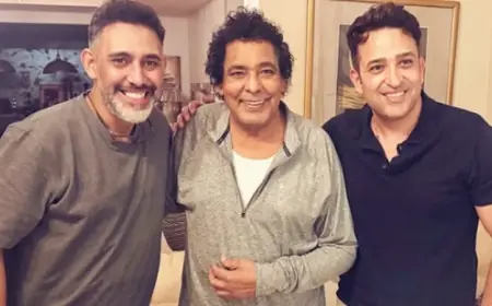 في بيت "الكينغ".. لقطات من الاحتفال بعيد ميلاد محمد منير الـ72 ومفاجأة تعلن قريباً