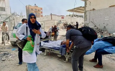 إصابة 4 مواطنين برصاص الاحتلال في مخيم المغازي وسط قطاع غزة